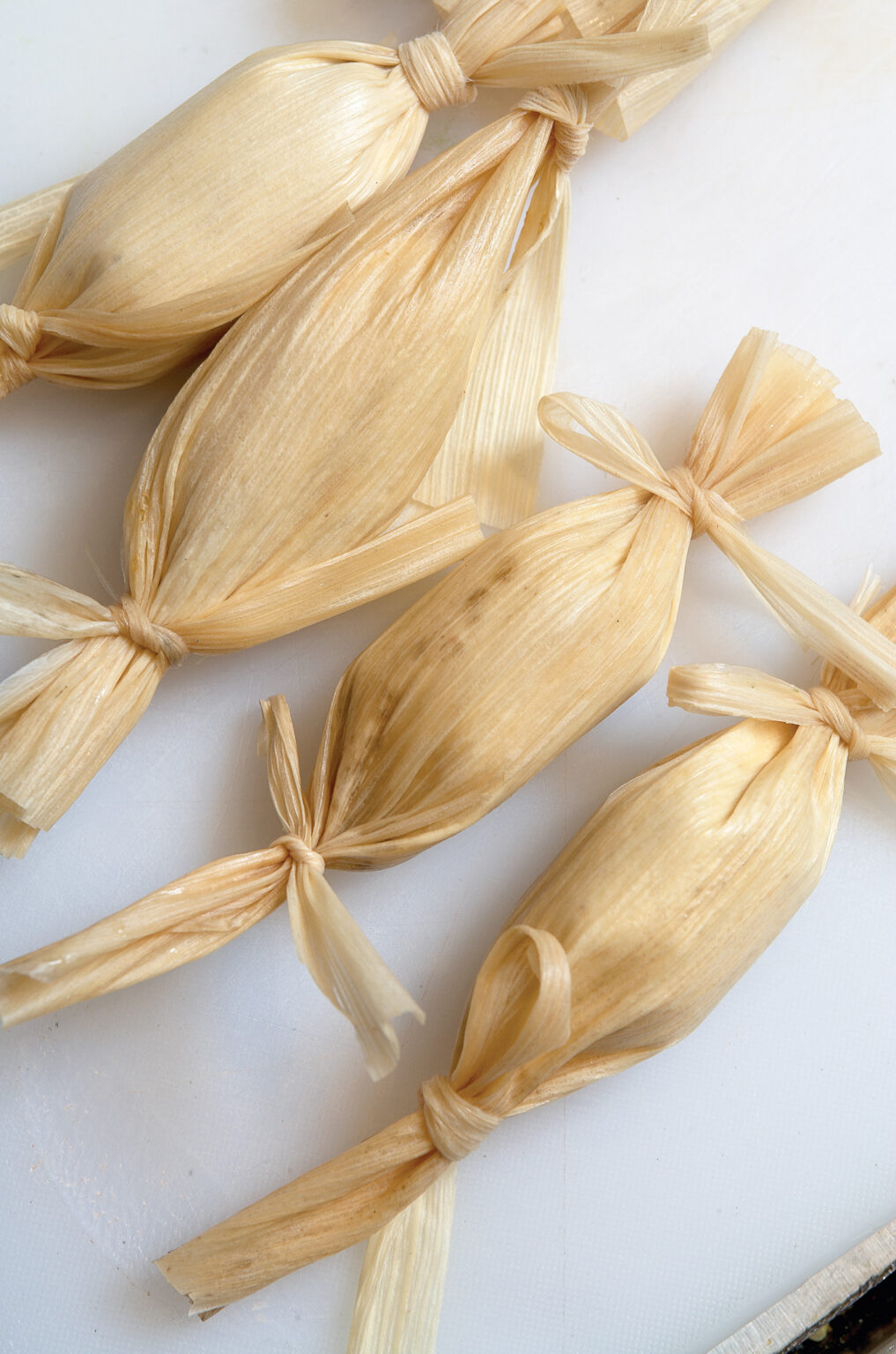 Red Chile and Pork Tamales